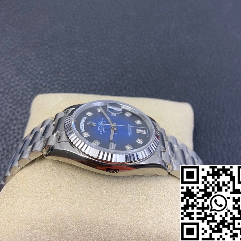 M128239-0023 Diamond Day-Date Blue Gradient Rolex EW Dial Factory 0921